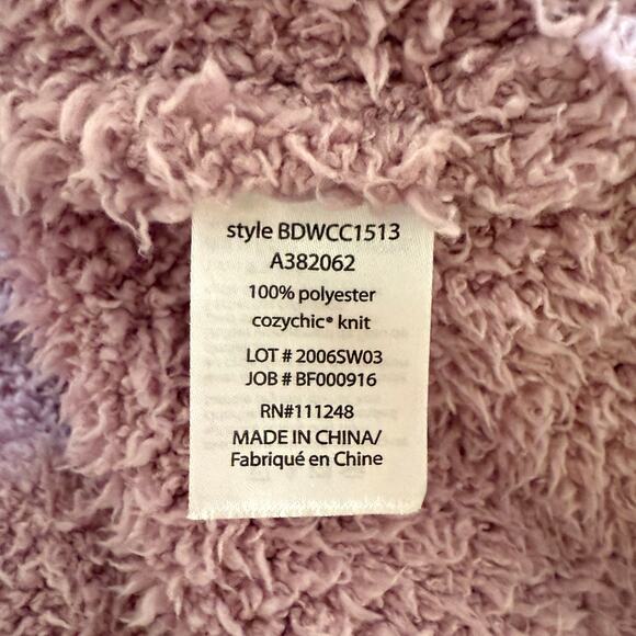 Barefoot Dreams Cozy Chic Cardigan Sweater, Pink, Large - Picture 5 of 5